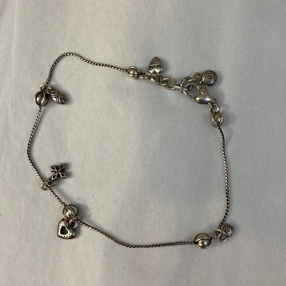 Brighton‎ Vintage Silver Charm Anklet